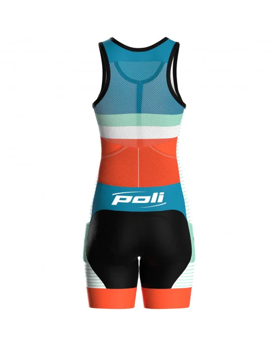 Women's sleeveless triathlon suit FLORIDA