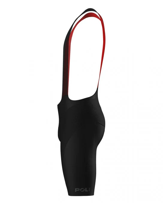 Unisex premium bib shorts Ray BLACK EDITION
