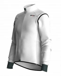 Unisex winter jacket with removable sleeves PAUL