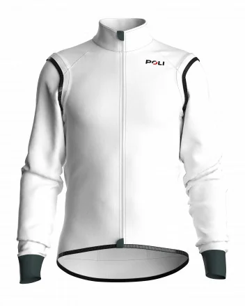 Unisex tussenseizoenjas met afneembare mouwen PAUL