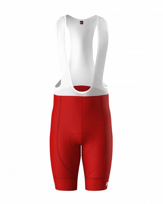 Herenfietsbroek met bretels - KLEUR