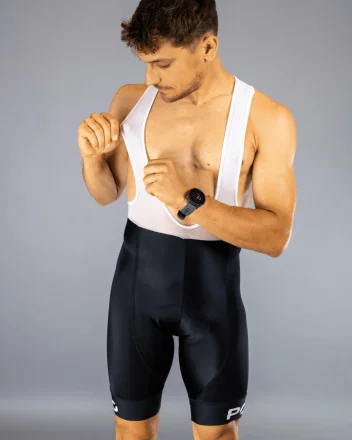 Herenfietsbroek met bretels - KLEUR