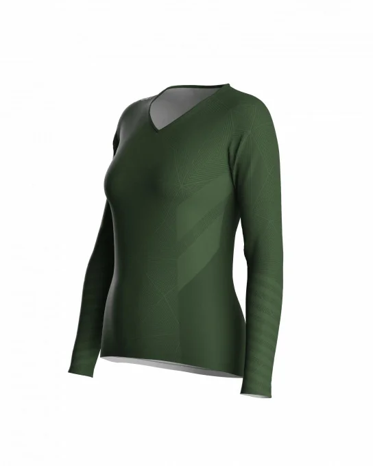 Women's fitted running T-shirt FRACTAL