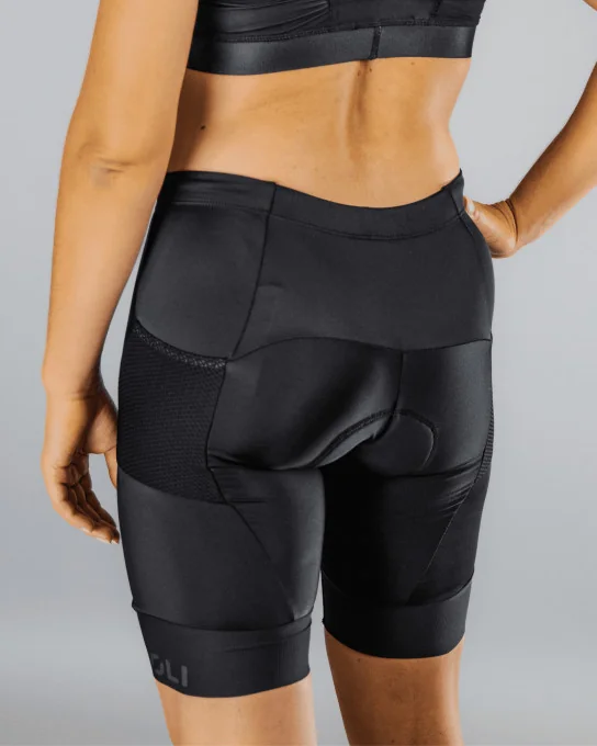 Unisex Triathlon-Shorts Half BLACK EDITION