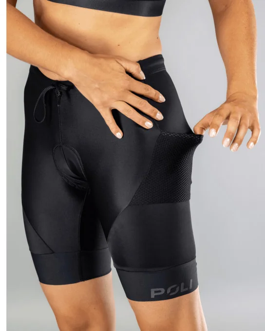 Unisex Triathlon-Shorts Half BLACK EDITION
