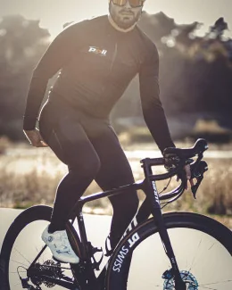Unisex bib tights GRAVEL