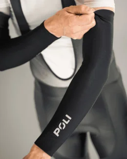 Waterafstotende reflecterende armwarmers COUDI POLI