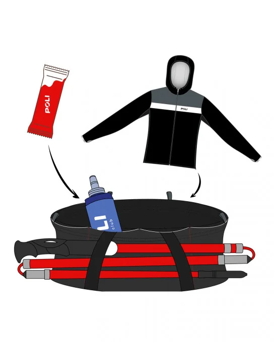 Multi-pocket trail belt BELTY