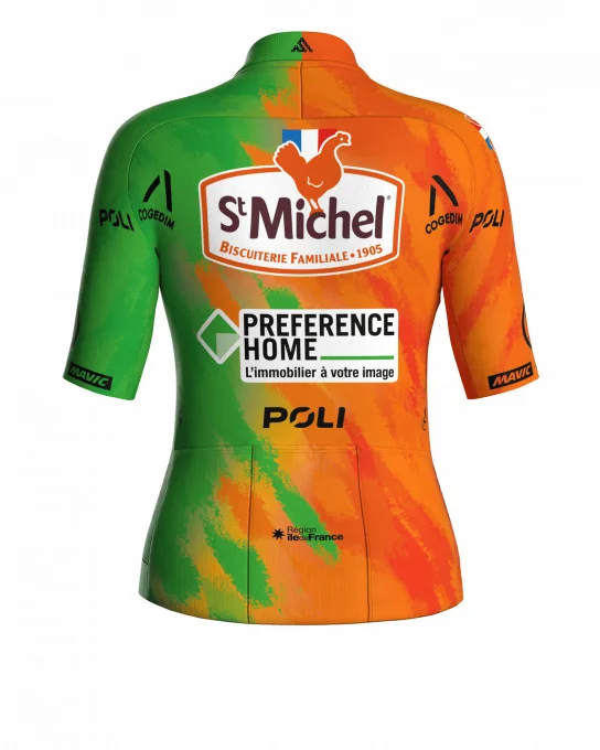 Maillot Cyclisme pro unisexe - ST MICHEL - PREFERENCE HOME - AUBER 93