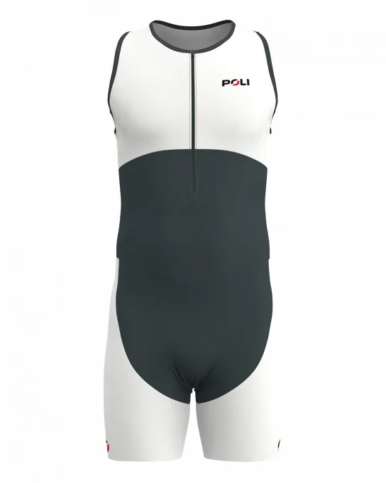 Men's sleeveless long-distance triathlon suit BORNEO LD
