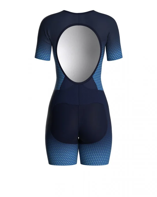 Dames premium korte mouwen trisuit - DEEPRA