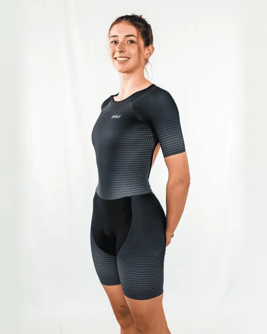 Damen Premium-Kurzarm-Trisuit - DEEPRA