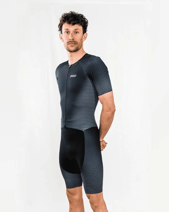 Heren premium korte mouwen trisuit - DEEPRA