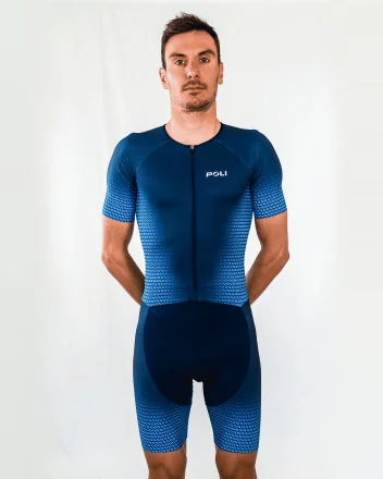 Heren premium korte mouwen trisuit - DEEPRA