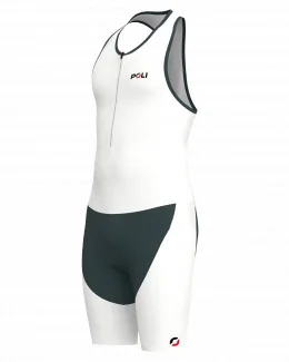 Men's sleeveless long-distance triathlon suit BORNEO LD