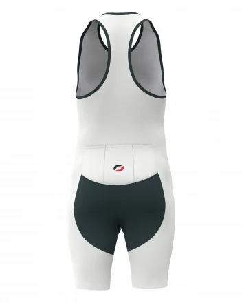 Men's sleeveless long-distance triathlon suit BORNEO LD