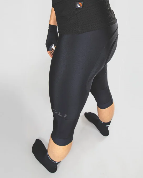Women’s ¾ Cycling Tights Without Bib – CLAUDE BLACK EDITION
