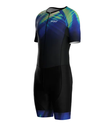Unisex korte mouwen trisuit - LUMEN
