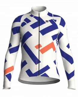 Unisex fietsshirt met lange mouwen - GRIDCUT