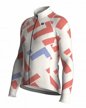 Unisex fietsshirt met lange mouwen - GRIDCUT