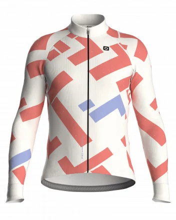 Unisex fietsshirt met lange mouwen - GRIDCUT