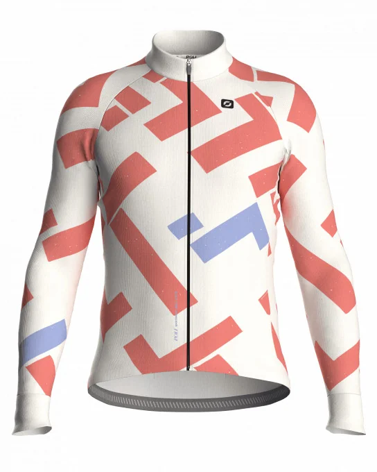 Unisex fietsshirt met lange mouwen - GRIDCUT