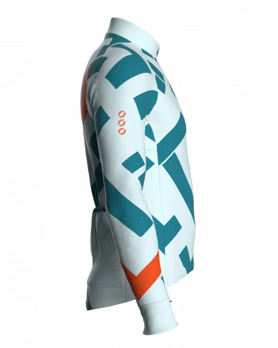 Unisex fietsshirt met lange mouwen - GRIDCUT