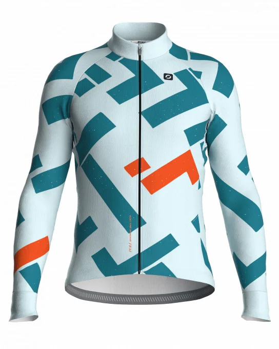 Unisex fietsshirt met lange mouwen - GRIDCUT