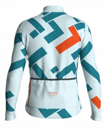 Unisex fietsshirt met lange mouwen - GRIDCUT