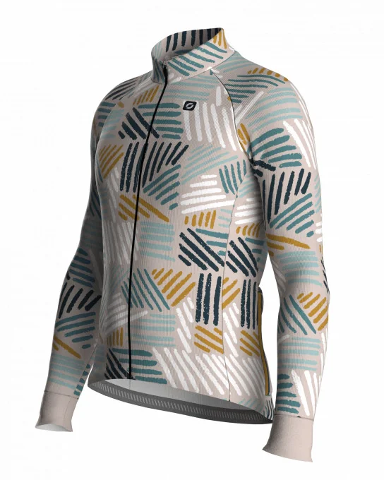 Unisex lange mouw fietsjersey - SCRIBLA