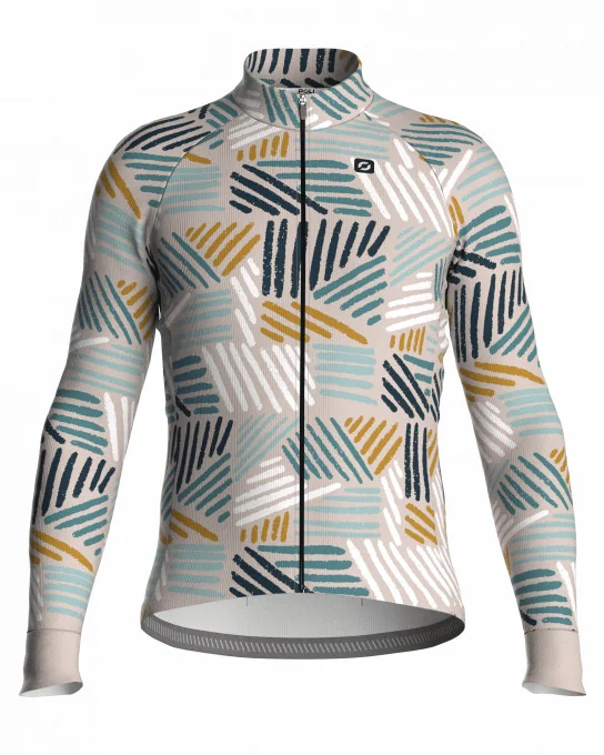 Unisex lange mouw fietsjersey - SCRIBLA