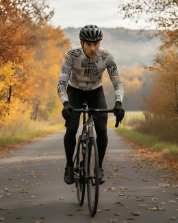 Unisex lange mouw fietsjersey - SCRIBLA