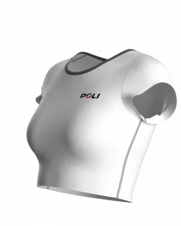 Dames sport-bustier korte mouwen CAROL