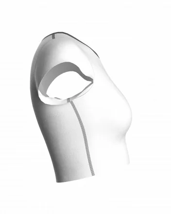 Dames sport-bustier korte mouwen CAROL