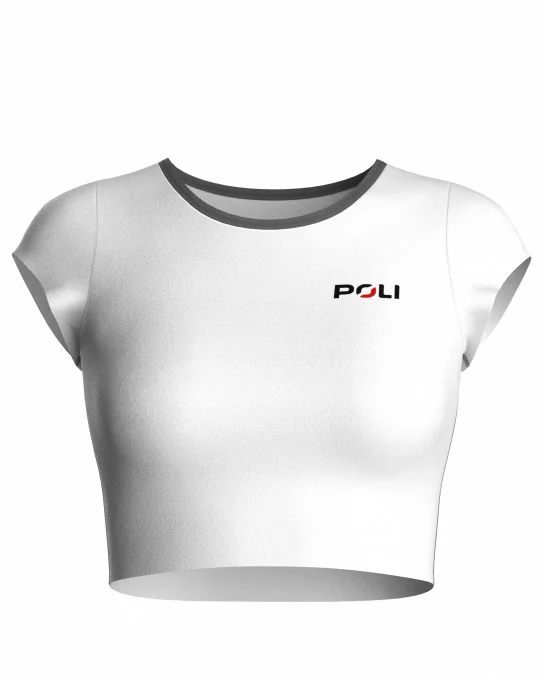 Dames sport-bustier korte mouwen CAROL