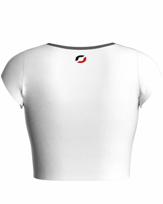 Dames sport-bustier korte mouwen CAROL