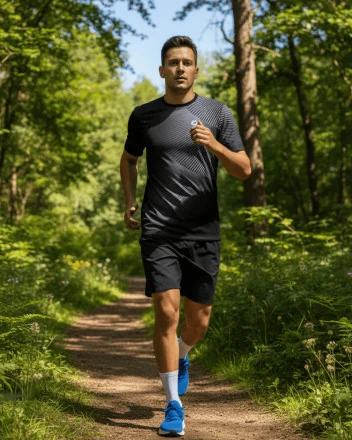 Kurzarm-Laufshirt für Herren - RADIANCE