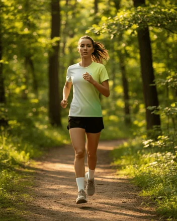 Women’s Short Sleeve Running T-Shirt - PHOTON
