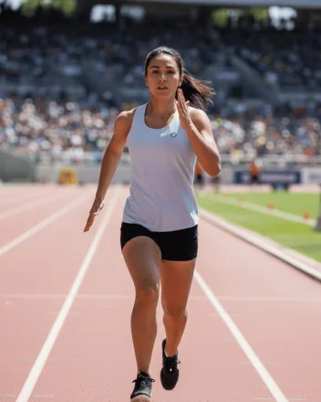 Technisches Leichtathletik-Top für Damen - PHOTON