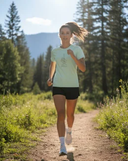 Dames hardloop T-shirt - LA VIE EN RUN