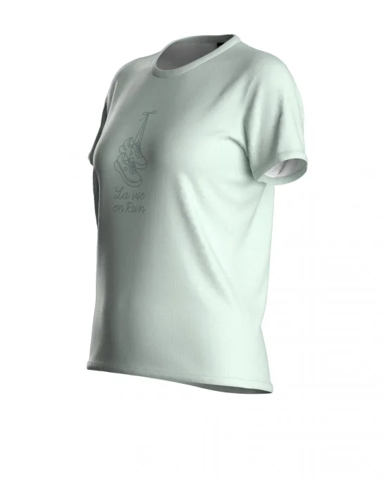 Dames hardloop T-shirt - LA VIE EN RUN