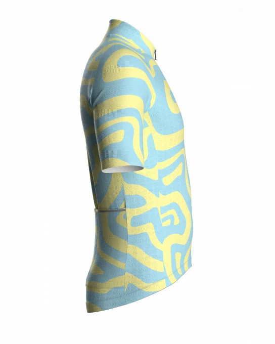 Unisex Fitted Cycling Jersey - GROOVY