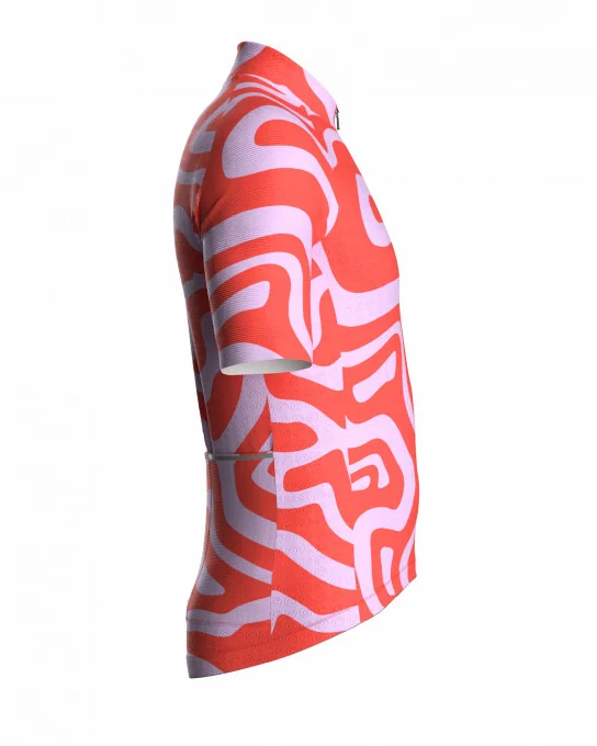Unisex Fitted Cycling Jersey - GROOVY