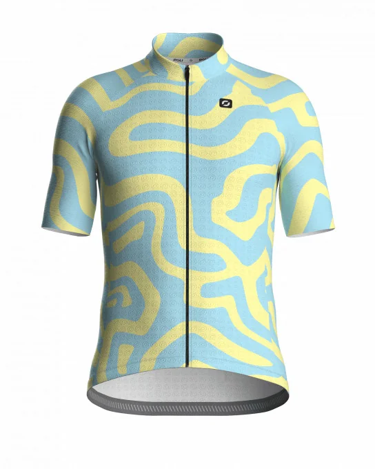 Unisex Fitted Cycling Jersey - GROOVY