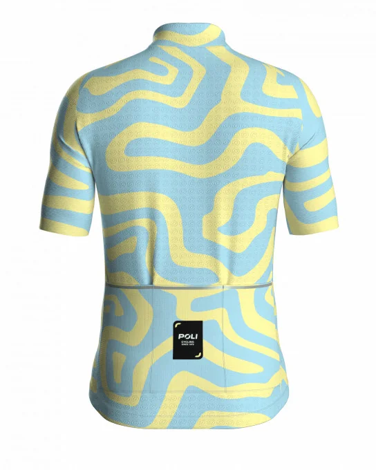 Unisex Fitted Cycling Jersey - GROOVY