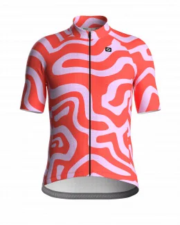 Unisex Fitted Cycling Jersey - GROOVY