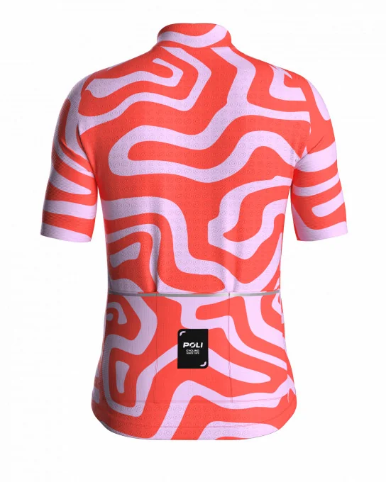 Unisex Fitted Cycling Jersey - GROOVY