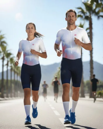 Unisex triatlonpak met korte mouwen - NAUTILUS