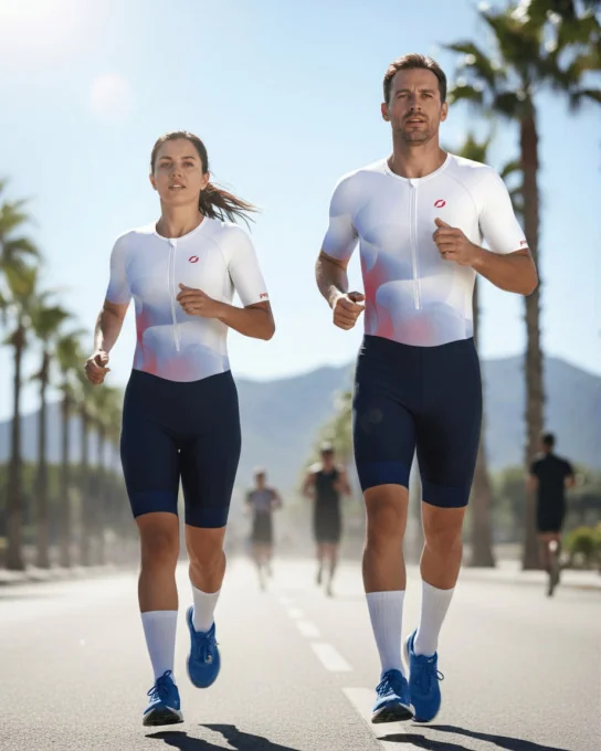 Unisex triatlonpak met korte mouwen - NAUTILUS