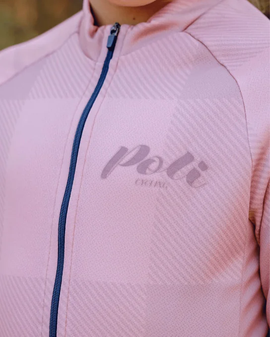 Lange mouwen meisjes fietsshirt – MILIO VICHY